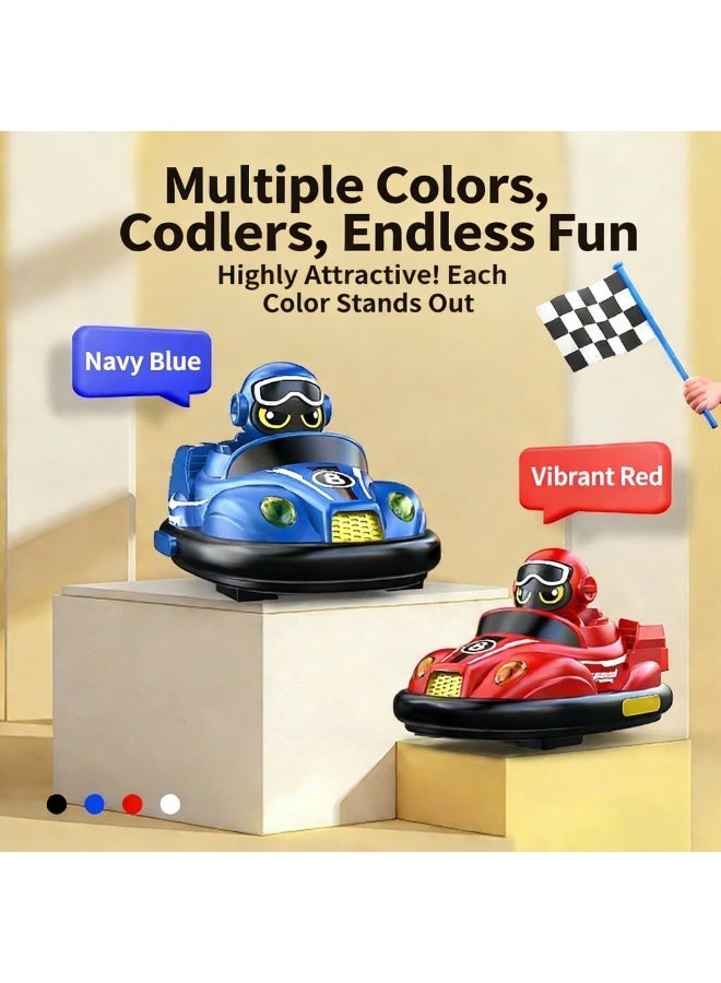 2-Player Remote Control Bumper Kart Battle Toy | Double RC Car with Collision & Ejection for Family Fun Racing - Image 4